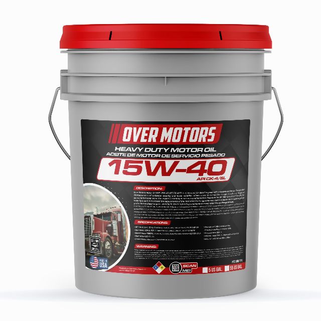 Aceite de Motor 15W-40 API CK-4/SL · Diésel y gasolina