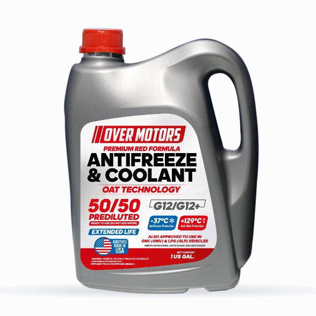 Antifreeze + Coolant 50/50 OAT Technology · G12/G12+