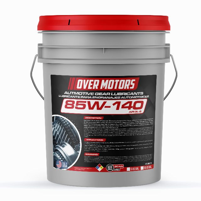 Lubricante para Engranajes 85W-140 API GL-5 · Carga pesada